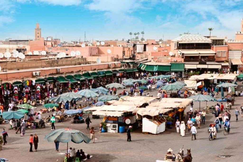 Appartement Funny House A Place Jamaa El Fna De Marrakech Marrakesh Bagian luar foto